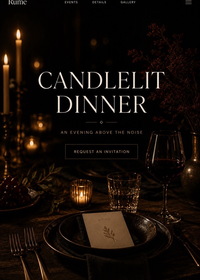 Candlelit Dinner