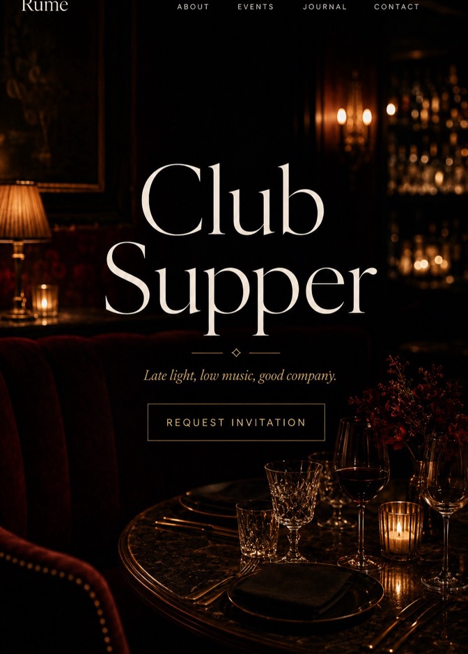 Club Supper